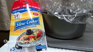   How To Use Home Select Big Chef Slow Cooker Liners Review