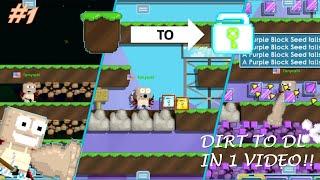 BEGINNER'S GUIDE 2023 !! DIRT TO DL IN 1 VIDEO! | GROWTOPIA FOR NEWBIES