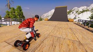 I MOUNTAIN BOARDED OFF A MEGA RAMP?! (Riders Republic)