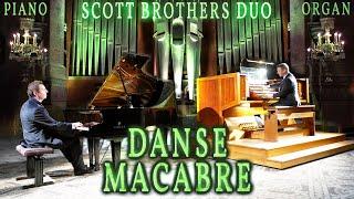 DANSE MACABRE - SAINT-SAËNS - ORGAN & PIANO - SCOTT BROTHERS DUO - ROQUEVAIRE, FRANCE