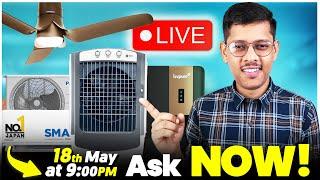  Live SumitYPF 18 May ️ Best AC in 2024 ️ Best BLDC Ceiling Fan ️ Best Water Purifier