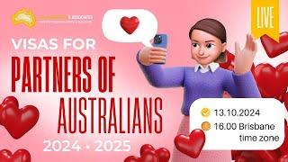 Australian Partner Visas 2024-2025  How to meet Australian and get PR