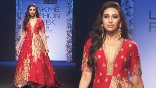 Karisma Kapoor WALKS The Ramp At Lakme Fashion Week 2016