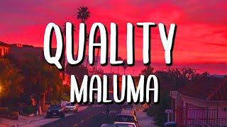 Maluma - Quality (Letra/Lyrics)