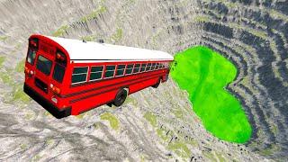 BeamNG.Drive - Leap Of Death Car Jumps and Falls Crashes #54