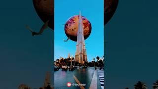 OMG #burjkhalifa #spaceeffect #travel #amazing #planet #wow #youtube #viralvideo #lunar #techzoy