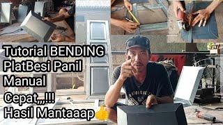 Tutorial Bending Plat Besi Panil Pintu Lipat#ProsesPembuatanPintuLipat