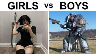 BOYS VS GIRLS MEMES GAMING V4