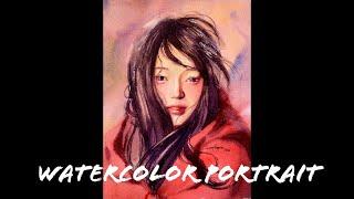 [Tutorial] Hướng dẫn vẽ chân dung màu nước | Watercolor portrait painting