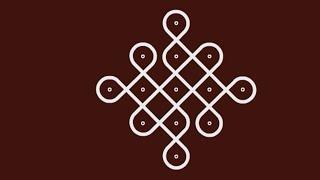 5 pulli kolam designs/easy beginner melikalu muggulu designs 5dot @simplekolam730