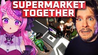 Playing a CO-OP Supermarket Simulation Game with PremierTwo | Supermarket Together