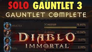 FREE INFERNO 5 TRIPLE GREEN SET ITEMS!!! EASY SOLO GUANTLET 3 INSANE BARBARIAN BUILD DIABLO IMMORTAL