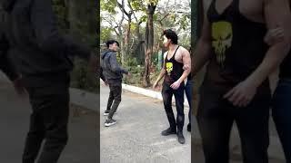 When You Flex with 110% power • Gym funny videos #akashsagar #shorts