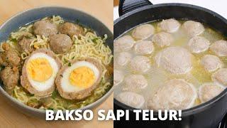 Mantep + gampang! BAKSO SAPI TELUR!