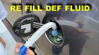 HOW TO REFILL DEF FLUID - RAM 1500 ECODIESEL