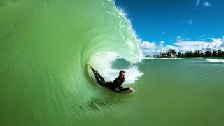 Ben Player testing out "The Island" at 5 Waves Surf Lakes (August 2019)