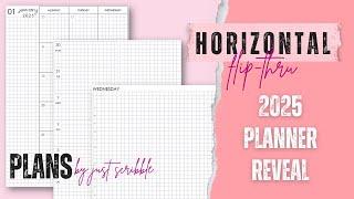 2025 Planner Reveal // Plans by Just Scribble (Horizontal) Flip-Thru