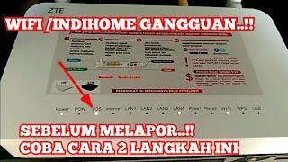 cara mengatasi wifi / indihome yang lagi gangguan [ LOS ]