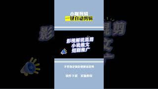 解放双手！全自动剪辑软件，导入素材就能批量生成高质量视频！！