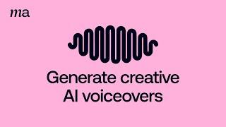 AI voiceover on Motion Array