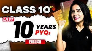 CBSE Class 10 English | Last 10 Years PYQs Solutions | Boards 2025 | Divya Mam