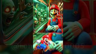 Mario's team as a horror story  #part1 #shorts #mario #anime #horror #zombies #viralvideo