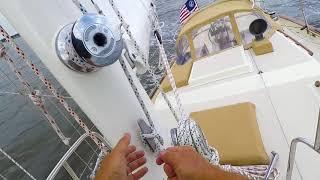 Summertime Single-Handed Sailing on the Chesapeake Bay