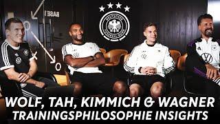 "Er ist körperlich immer noch nicht so weit"  | Kimmich, Tah, Wolf & Wagner über Jugendtraining