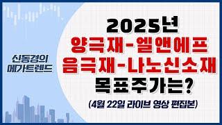 2025년 양극재 - 엘앤에프, 음극재 - 나노신소재 목표주가는?