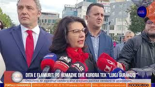 ShkodraWeb | PD Shkodër kremton Ditën e Flamurit, kurora me lule tek shtatorja e Luigj Gurakuqit