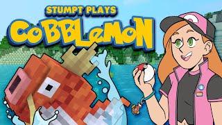 CAN YOU CATCH POKEMON UNDER WATER?! - Stumpt Plays Cobblemon (4-Player Modded Minecraft Gameplay)