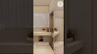 Platform bed integrated with set of storage 地台床連衣櫃組合 | 盡用空間