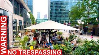 London Live  Hot Sunday Afternoon | Lime House &  Canary Wharf - Warned For Trespassing