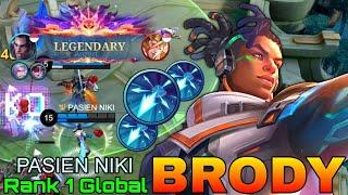 Legendary Brody 4,500+ Matches - Top 1 Global Brody by PASIEN NIKI - Mobile Legends