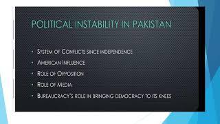 Political instability in Pakistan (hafsa Yaseen)