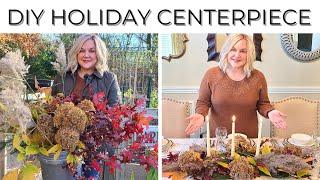 Lets Make a Thanksgiving Centerpiece using Thrifted & Foraged Materials. Table Decor DIY How To