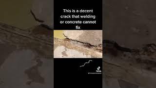 Polyurea Container setup to fix another Crack on a Cruise Ship