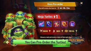 How to Pre-Order the Teenage Mutant Ninja Turtles Ahead of Release Event — Hero Wars: Dominion Era