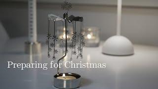 Preparing for Christmas | Minimal Christmas Decor & Christmas Bun Wreath  | slow living