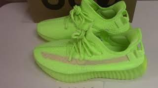 Adidas yeezy 350v2 green glow review from sneakershoebox.ru