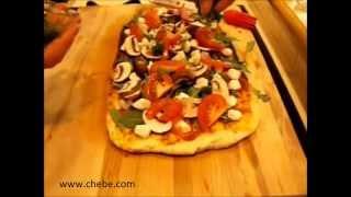 Gluten Free Grilled Chebe Pizza - Arugula Garden