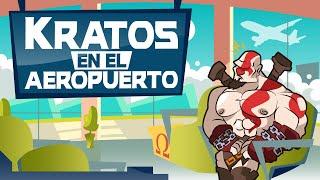 Kratos en el Aeropuerto - NerdToons