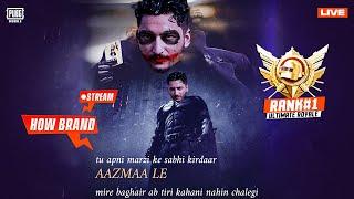 250 Points Loss | Cheaters Will Hide Legends Will Ride | Pubg Mobile | HOW BRAND LIVE