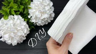 Easy Tissue Paper Hydrangea DIY Paper Flowers Craft Tutorial