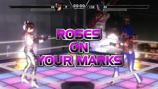 Rumble Rose XX (vote request) BBD Makoto vs Joy bear hugs submission match gameplay video