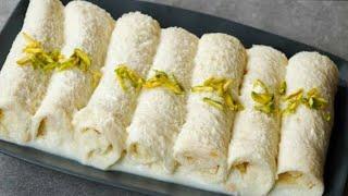 10 Minutes Dessert Recipe | Rasmalai Roll Recipe | RR Daily Cooking |