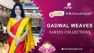 Gadwal Sarees | WhatsApp Number 733 733 7000 | Brand Mandir Sarees LIVE