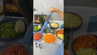 The Vegetable Slicer & Chopper cuts prep time in half