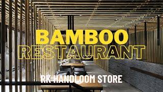 Bamboo Restaurant Design | Bamboo Hut Restaurant Manufacturers | RK Handloom Store