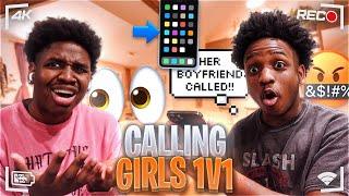 CALLING GIRLS BUT WE CANT HEAR THEM…  *Her Boyfriend Answered*